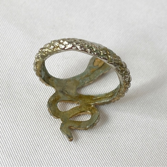 Snake Costume Jewelry 2 Rings & 1 Pair of Earrings - Picture 7 of 11